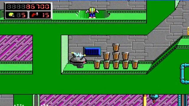 Commander Keen 5 Level 2 "Security Center" смотреть онлайн