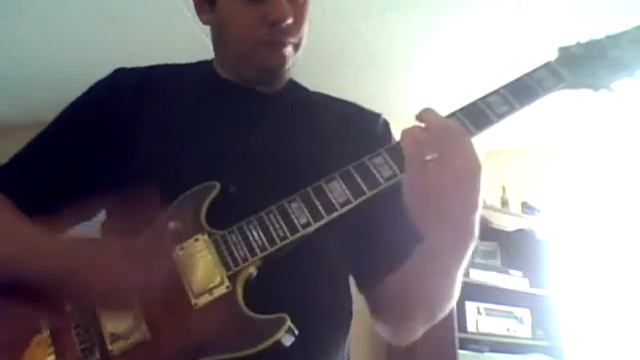 Santana - Black Magic Woman guitar cover смотреть онлайн