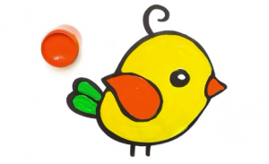 Как нарисовать Милую Птичку детям