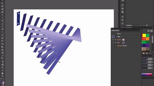 Adobe Illustrator 2015 - Quick Tutorial - 3 piece blend tool art смотреть онлайн