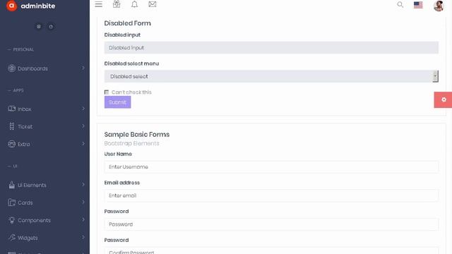 AdminBite Powerful Bootstrap 4 Admin Template | Themeforest Templates смотреть онлайн
