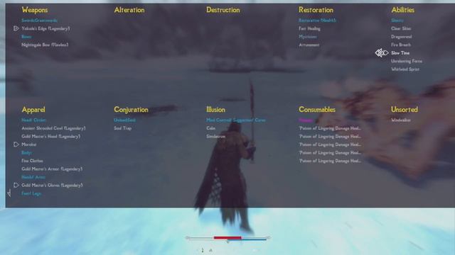 THE UNIQUE DRAGON BATTLE AT FORGOTTEN VALE - SKYRIM смотреть онлайн