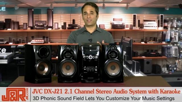 JVC DX-J21 Midsize 2.1 Channel Stereo Audio System - JR.com смотреть онлайн