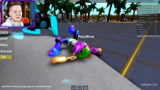 ЭВОЛЮЦИЯ СИМУЛЯТОРА КАЧКА! Roblox смотреть онлайн
