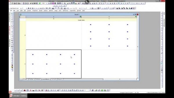 Finding Correlation between different data set in OriginPro