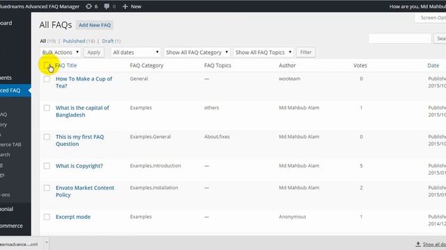 Export & Import FAQs | BWL Advanced FAQ Manager | WordPress Plugin смотреть онлайн