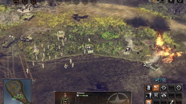 Sudden Strike 4 The Pacific War DLC | US Campaign | Battle of Iwo Jima смотреть онлайн