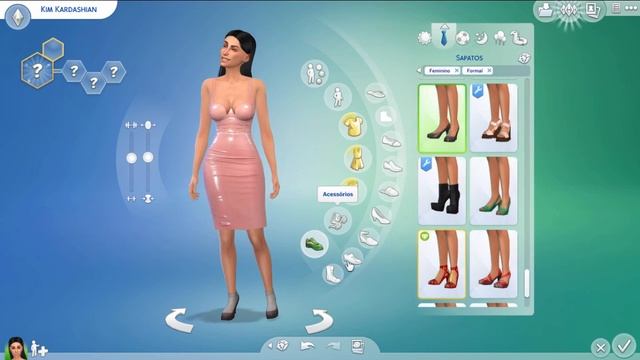 Create A Sim: Kim Kardashian The Sims 4 смотреть онлайн