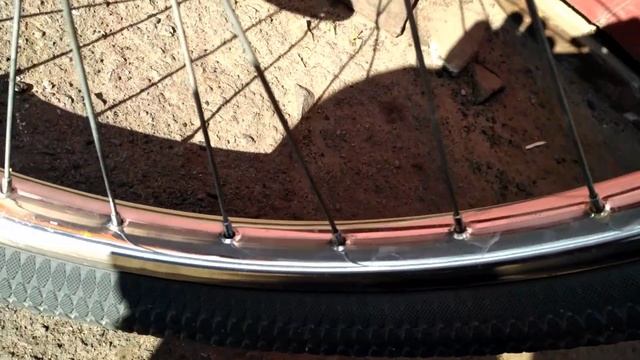 Чистка от коррозии хромированного диска велосипеда смотреть онлайн