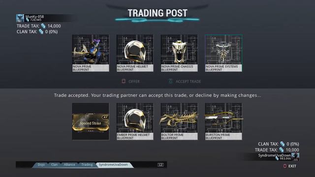 Warframe: Trade Example смотреть онлайн