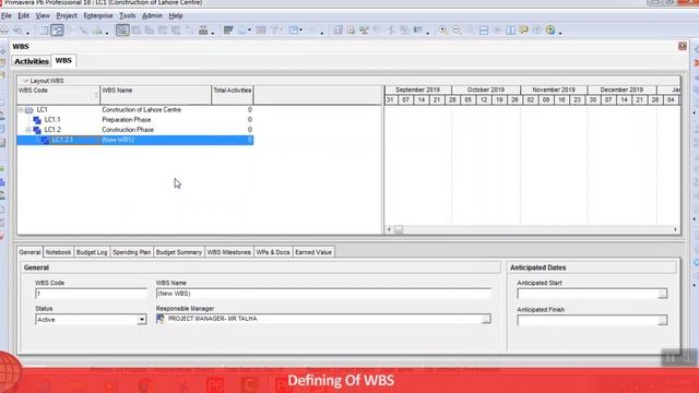 How to Create WBS in Primavera P6 Professional смотреть онлайн