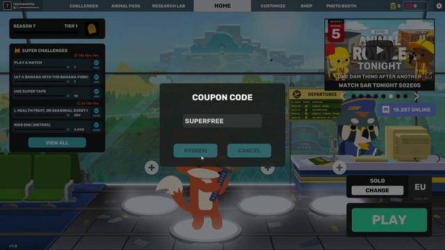 ALL FREE CODES IN SUPER ANIMAL ROYALE │2023 смотреть онлайн