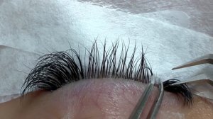 РЯДОВОЕ МОДЕЛИРОВАНИЕ / Построение схемы кукольного эффекта / Наращивание ресниц 2D