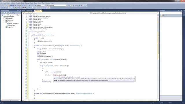 C# How To MD5 Hash a File And Show Progress смотреть онлайн