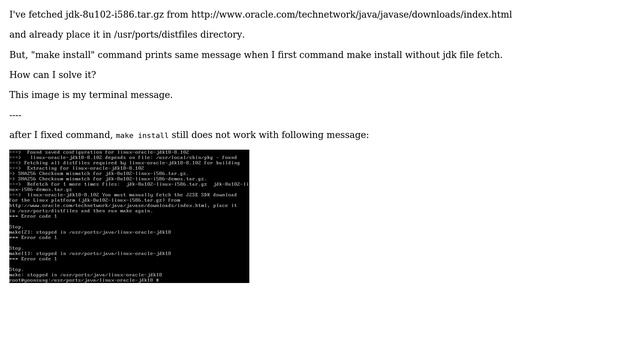 How can I install Oracle JDK on FreeBSD_10.3? смотреть онлайн