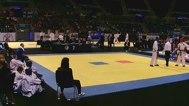 EUROPEAN I.T.F. TAEKWON-DO CHAMPIONSHIPS 2017. England, Liverpool. Финал. Командный спарринг. смотреть онлайн