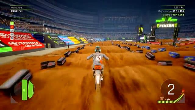 Monster Energy Supercross The Official Videogame 2/ Arlington/ AT&T STADIUM/ #1 смотреть онлайн