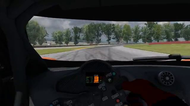 trying out the new McLaren on the hometown track of Mid-Ohio смотреть онлайн