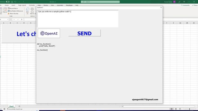 Chat GPT Open AI Excel смотреть онлайн