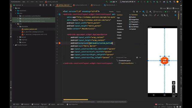 Custom Button In Figma And Android Studio смотреть онлайн