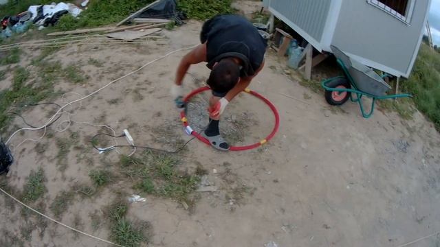 Разматывание стеклопластиковой, базальтовой или композитной арматуры. Как размотать. смотреть онлайн