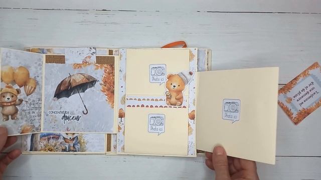 Inspiration  Album Baby Autumn #scrap #scrapbook  #scrapbooking
