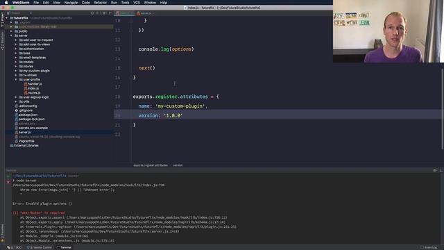 hapi Tutorial — Create Your Own Custom Plugin смотреть онлайн
