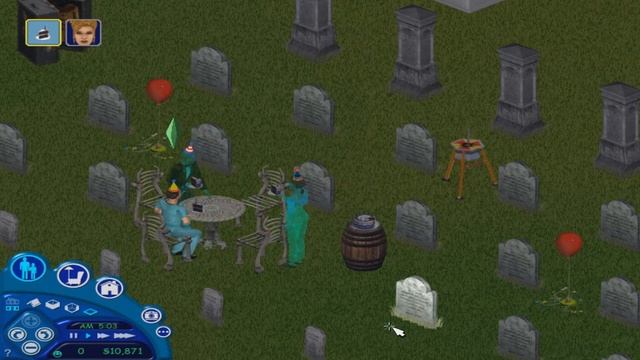 The Sims 1 - Ghost Party смотреть онлайн