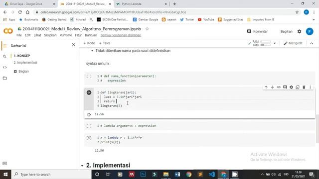 PERBEDAAN FUNGSI SYNTAX DEF DAN LAMBDA DI PYTHON смотреть онлайн