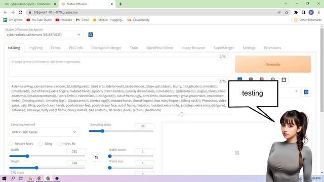 CyberRealistic - Stable Diffusion 1-CLICK Google Colab Setup смотреть онлайн