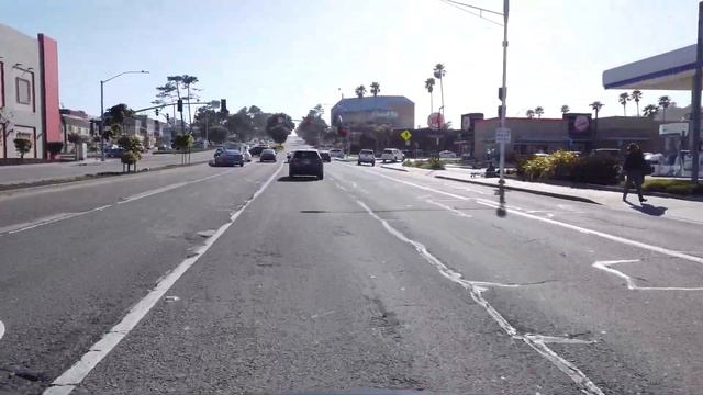 Driving Daly City, California, USA, 4K