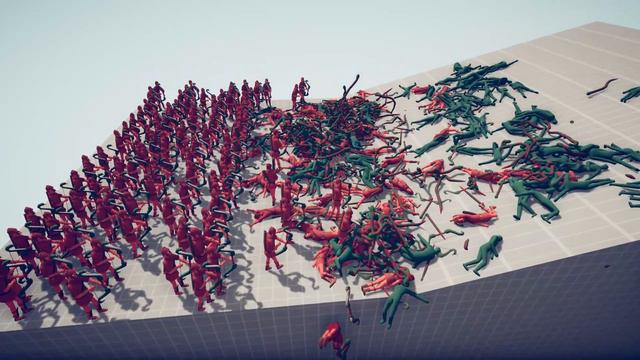 Zombie Army VS 200 Ranged Units! (TABS) смотреть онлайн