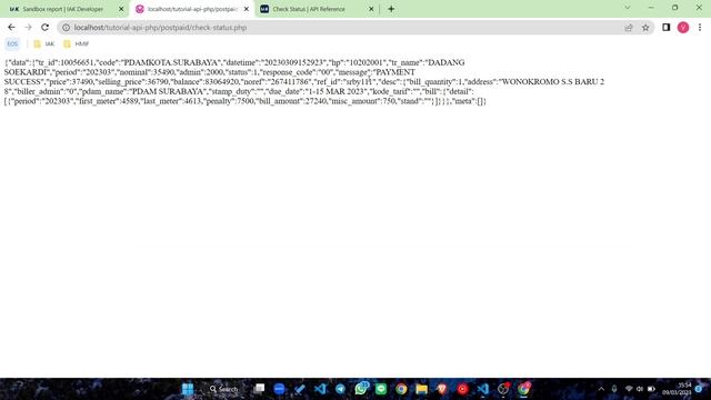 PHP Postpaid Payment, Check Status & Download Receipt - Tutorial API IAK смотреть онлайн