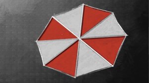 how to draw Umbrella Corporation logo | Art Therapy
