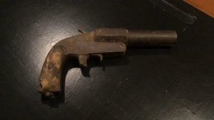 ПИСТОЛЕТ-РАКЕТНИЦА ОСП-30. Артефакты в коллекции Музея истории г. Обнинска. 2020 г.