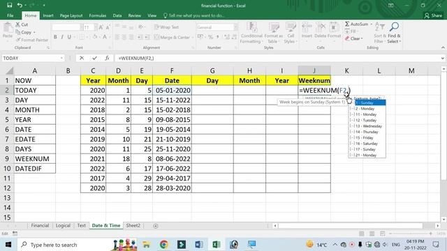 DATE & TIME FORMULA IN EXCEL, how to use date, today, now, edate, eomonth, year, days, datedif. смотреть онлайн