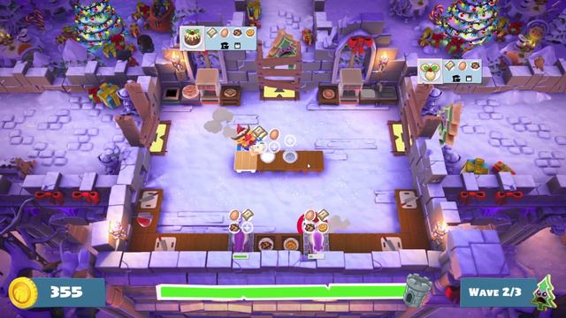 Overcooked! 2 Winter Wonderland Update Mission 1-2 смотреть онлайн