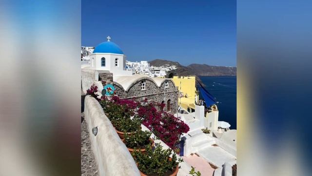 Санторини остров в Эгейском море смотреть онлайн