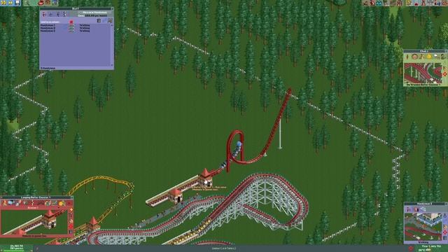 Building a Theme Park from an Empty Forest (Rollercoaster Tycoon Game: Forest Frontiers ZXMany) смотреть онлайн