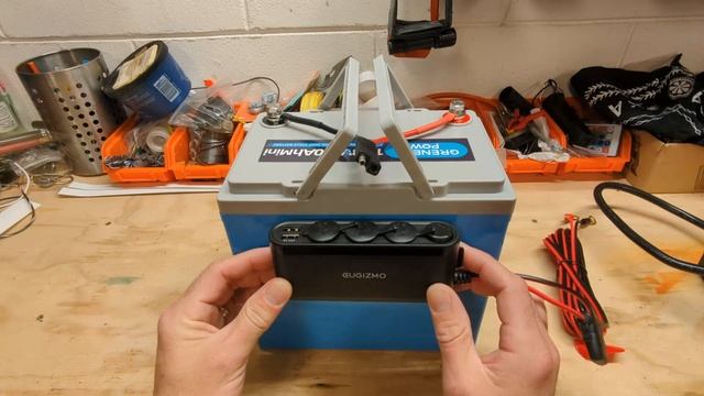 SIMPLE DIY PORTABLE POWER STATION 12v Battery Bank - Best So Far! Grener Power #rv #offgrid #lifepo смотреть онлайн