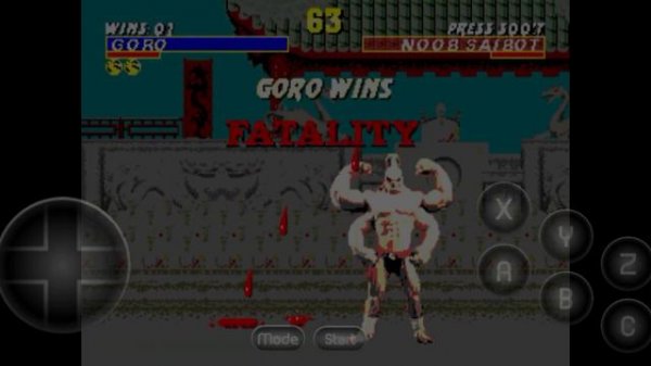 Ultimate Mortal Kombat Trilogy Goro MK1 Fatality