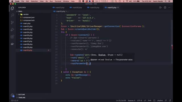 Run Insert, Update, and Delete in QueryBuilder смотреть онлайн