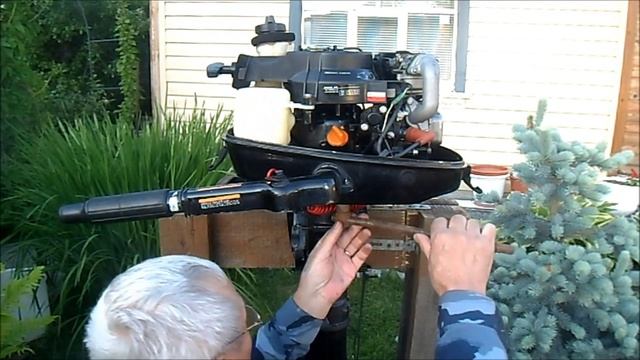 НДХ 5 Л.С 4 такта. Китайский лодочный мотор. смотреть онлайн