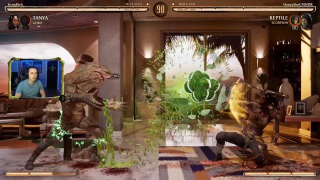 WHAT IS THIS CHARACTER?! Tanya vs Reptile in Mortal Kombat 1! смотреть онлайн