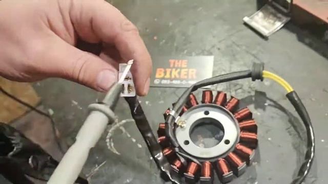 Проверка генератора на мотоцикле