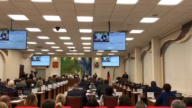 Обсуждение закона об ограничении полномочий губернатора при формировании правительства смотреть онлайн