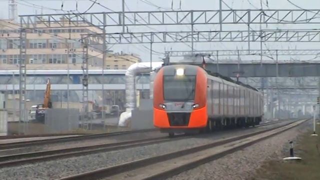 Электропоезд ЭС2Г-066 Ласточка на МЦК смотреть онлайн
