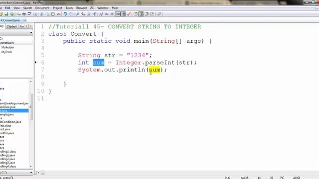 Java Programming Tutorial #45 - String to Integer Conversion смотреть онлайн