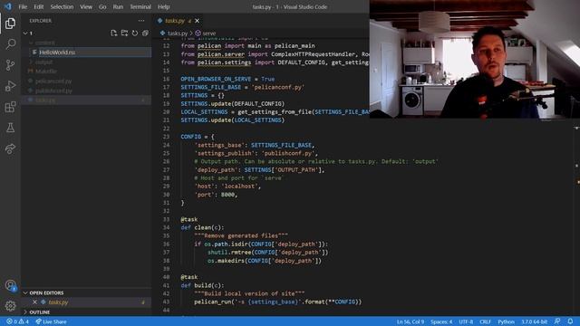 Python - Pelican intro смотреть онлайн