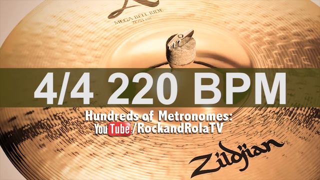 🔴 220 BPM Ride Metronome смотреть онлайн